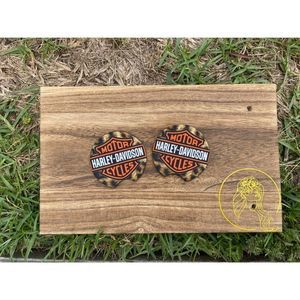 Harley Davidson Animal Print Car Coasters 2 Pack